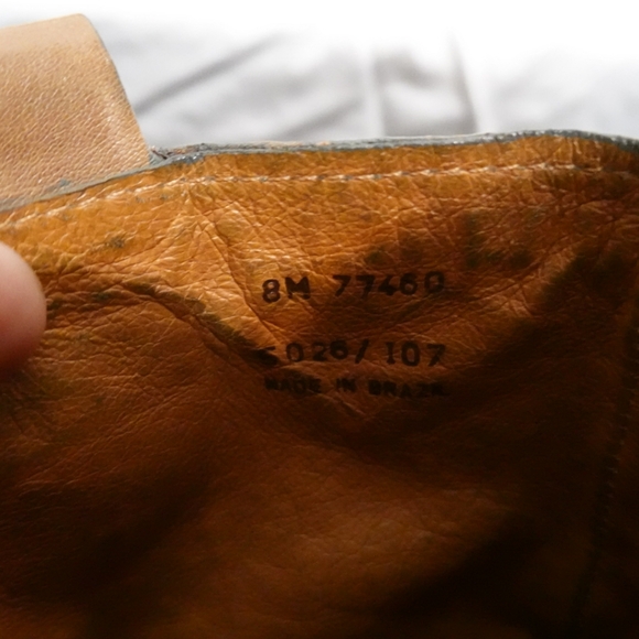 FRYE Tan Leather Low-heeled Wedge Ankle Boots with Rubber Soles, size 8 - Picture 6 of 9